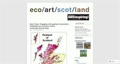 Desktop Screenshot of ecoartscotland.net